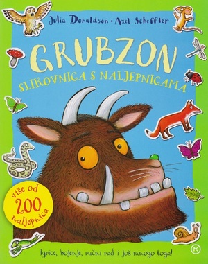 Grubzon slikovnica s naljepnicama