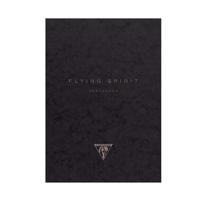 Clairfontaine biljeznica flying spirit skecthpad black 16 x 21 cm