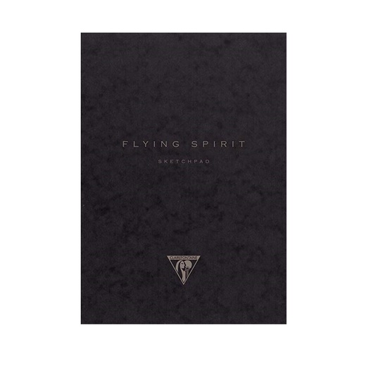 Clairfontaine biljeznica flying spirit skecthpad black 16 x 21 cm