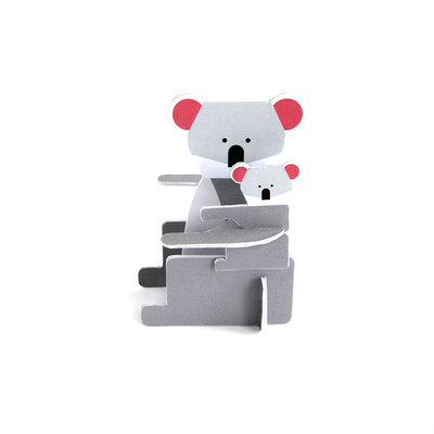 Pop out čestitka i ukras koala