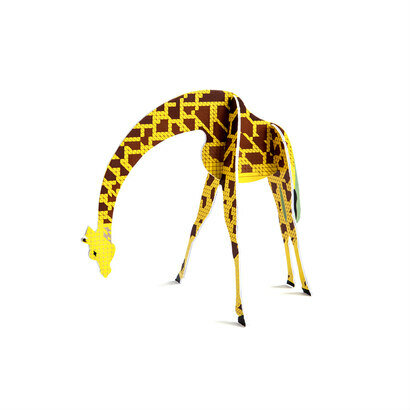 Pop out čestitka i ukras žirafa