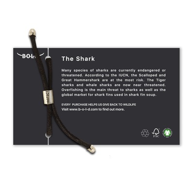 Eko narukvica bold hammerhead shark 2