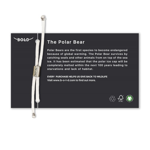 Eko narukvica bold polar bear 2