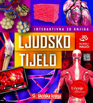 Ljudsko tijelo interaktivna 3d knjiga