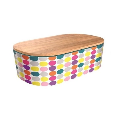 Deluxe bamboo kutija za ručak fun circles