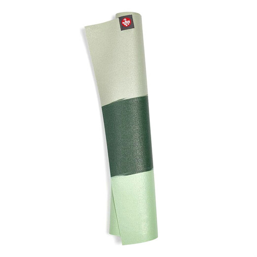 Manduka eko superlite putna joga prostirka green ash  stripe 1