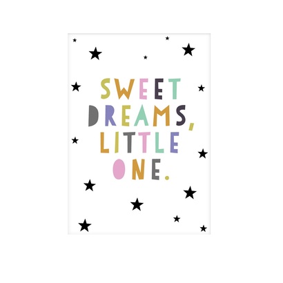 Dječji poster sweet dreams little one