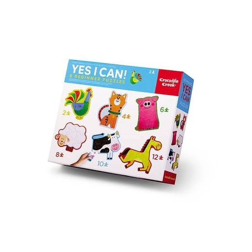 Puzzle barnyard 6 kom