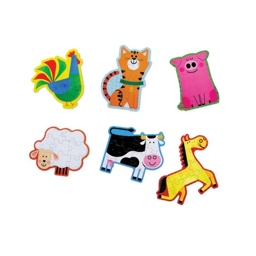 Puzzle barnyard 6 kom 1