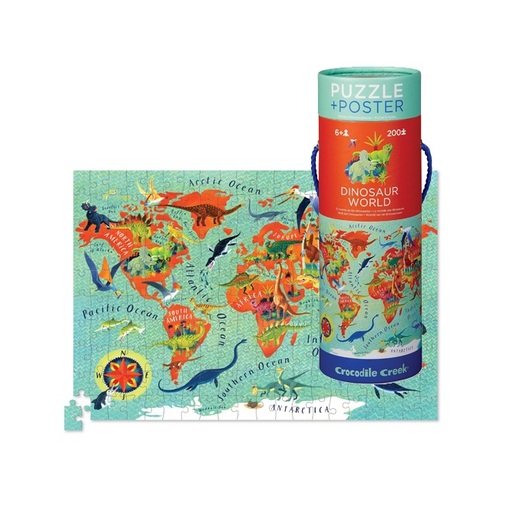 Puzzle svijet dinosaura 200 kom 1
