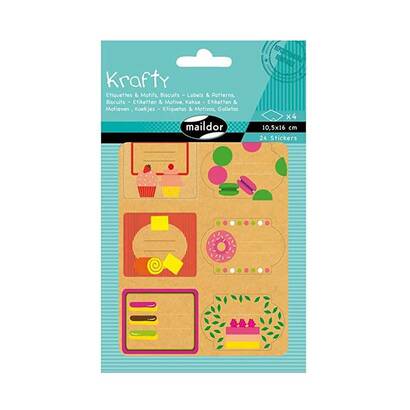 Naljepnice krafty cookies