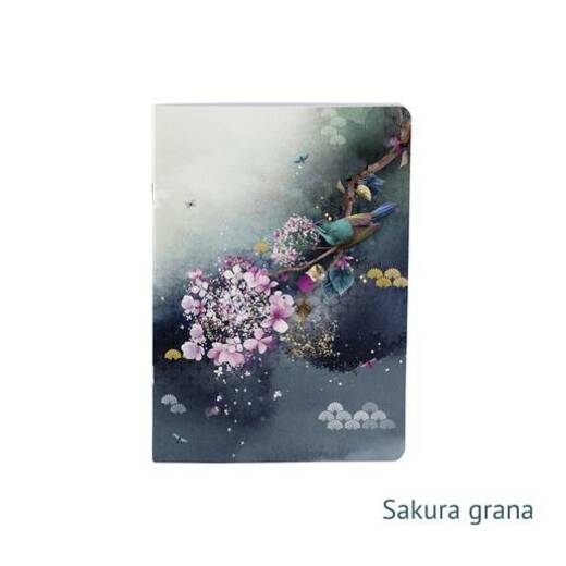 Clairefontaine bilježnica sakura dream a5 klamani uvez 1