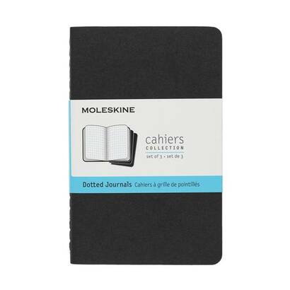 Bilježnica cahier točke crna set od 3