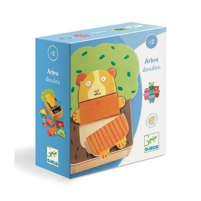 Set drvenih puzzli životinje