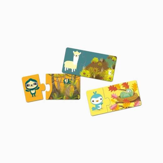 Puzzle duo igra skrivača 1