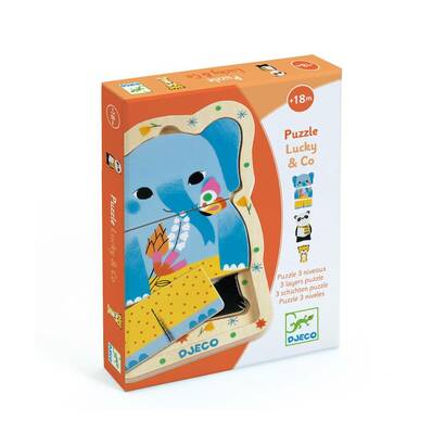 Puzzle slonić i prijatelji