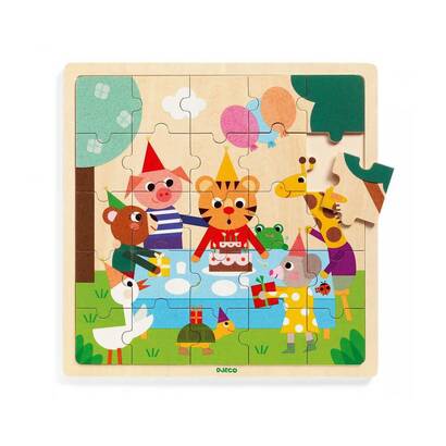Drvene puzzle rođendanska zabava