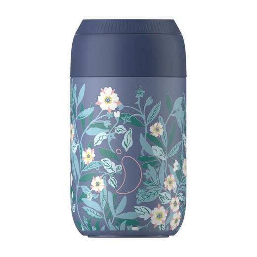 Chilly's šalica za kavu serija 2 brighton blossom whale blue 340 ml