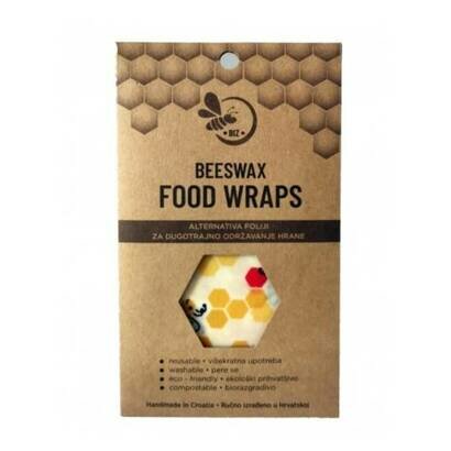 Beeswax food wraps veličina l