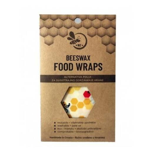 Beeswax food wraps veličina l