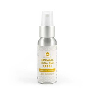 Organic yoga mat spray