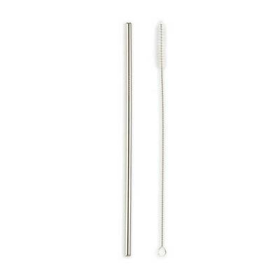 Kikkerland stainless steel straws 1