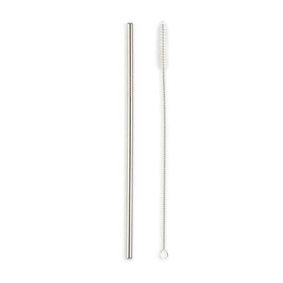 Kikkerland stainless steel straws 1