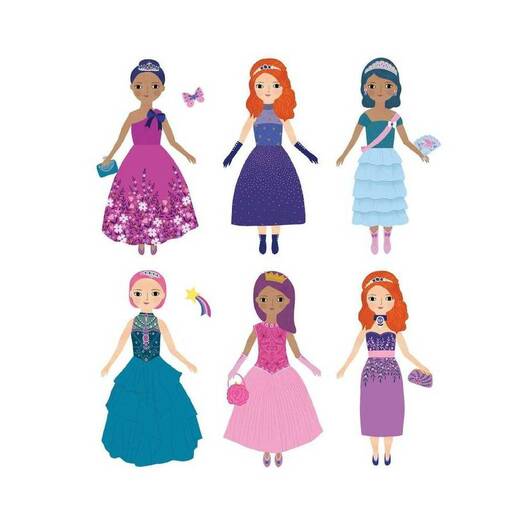 Princess magnetic dress up 1
