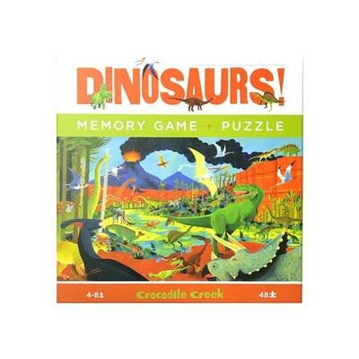 Memory puzzle dinosauri 48 kom