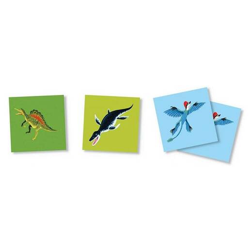 Memory puzzle dinosauri 48 kom 2
