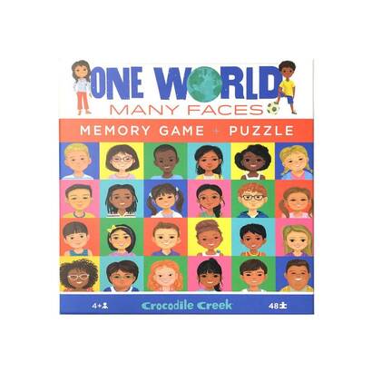 Memory puzzle many faces 48 kom