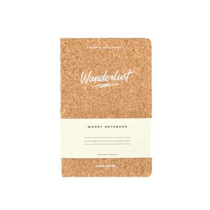 A5 miss wood bilježnica wanderlust
