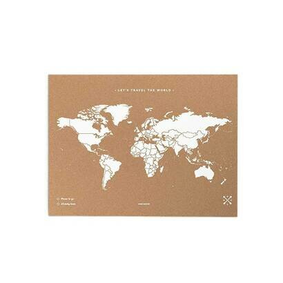 Miss wood karta svijeta l naturalbijela