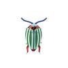 Zidni dekor rainbow leaf beetle