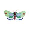 Zidni dekor mint forest butterfly