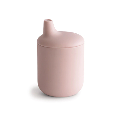 Mushie čaša s kljunom soft lilac