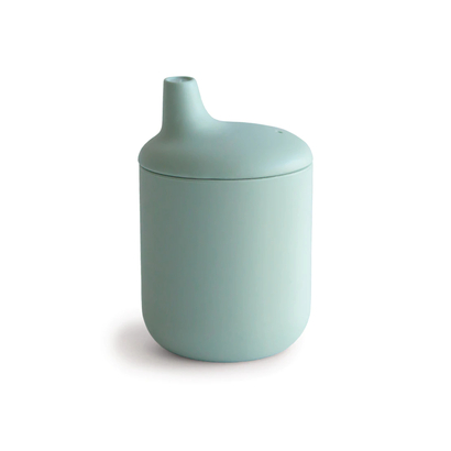 Mushie čaša s kljunom soft cambridge blue