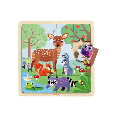 Djeco puzzle šumske životinje