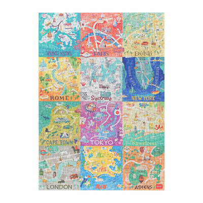 Puzzle gradovi 1000 kom 2
