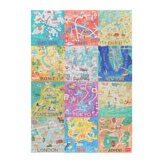 Puzzle gradovi 1000 kom 2