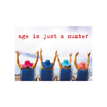 Razglednica age is just a number