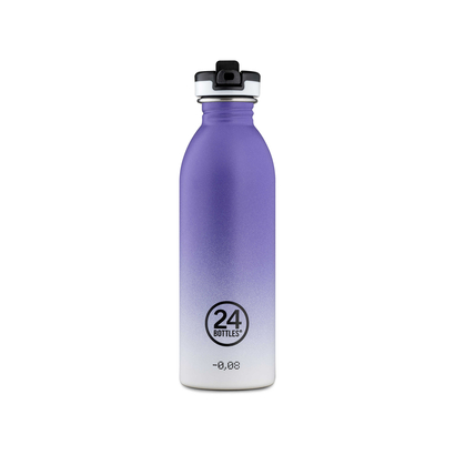 Boca za vodu 24bottles purple rhythm sportski čep 500ml