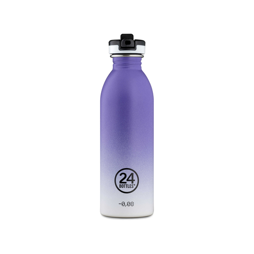 Boca za vodu 24bottles purple rhythm sportski čep 500ml