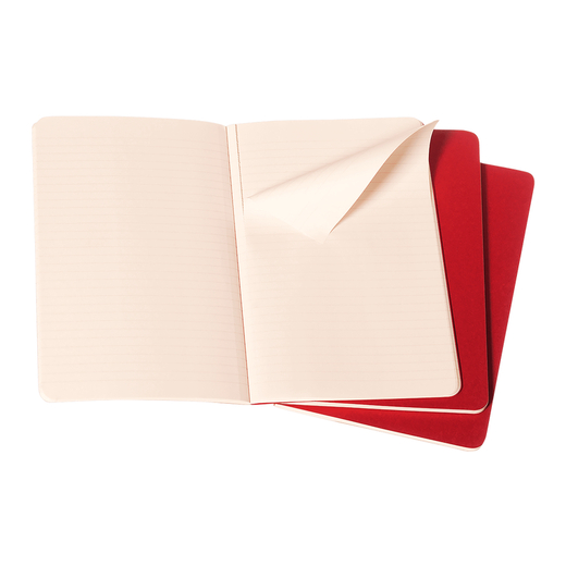 Moleskine bilježnica cahier crte crvena 3 kom 1