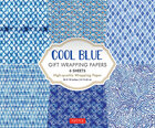 Gift wrapping papers cool blue