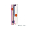 Clairefontaine punchy line blok 7,4x21cm 2