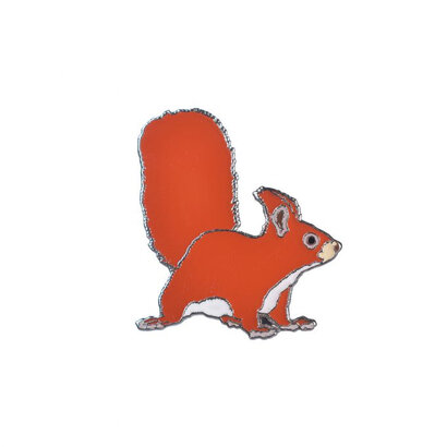 Bedž crvena vjeverica