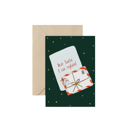 Čestitka dear santa i can explain