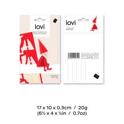 Lovi vilenjak crveni 8cm 1