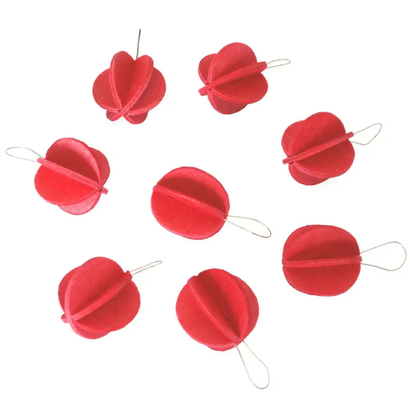 Lovi mini kuglice crvene 1,7cm 8 kom